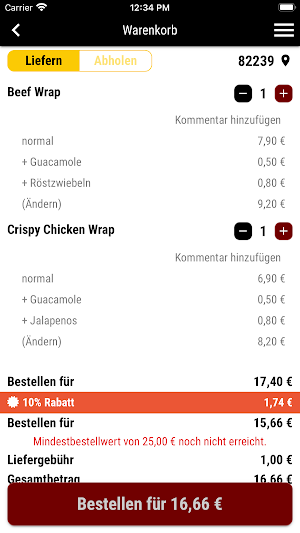 BURGER BRATEREI Screenshot 1