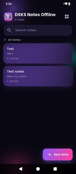 DSKS - Offline Simple Notes Screenshot 2