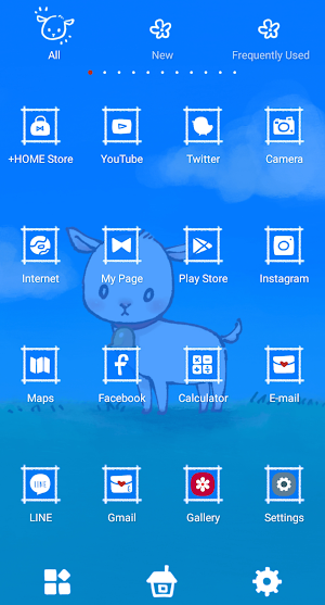 Lovely Little Goat Theme +HOME Screenshot 2