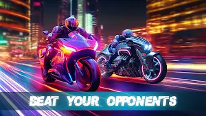 Neon Bike Race: Traffic Rider Screenshot 0
