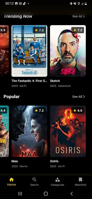 FreeCine Screenshot 1
