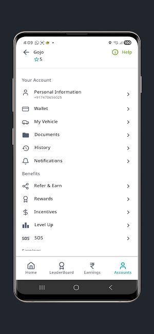 DoorToDoor Cab Partner Screenshot 3