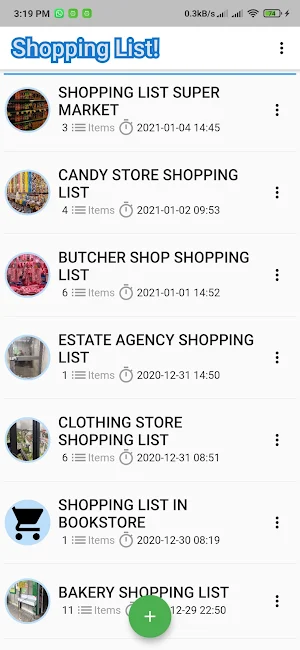 Shopping List Screenshot 3