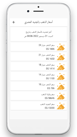Currency& gold prices in Egypt Screenshot 3