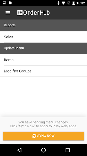 OrderHub Back Office Screenshot 0