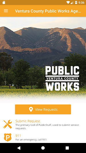 Ventura County Public Works Agency Screenshot 0