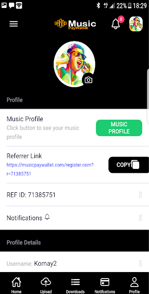 Music Pay Wallet Screenshot 0