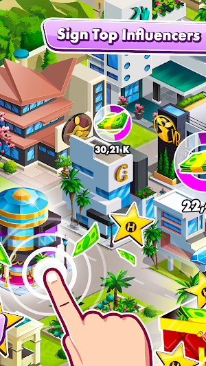 Project Fame: Build Idle Beauty Empire Screenshot 1