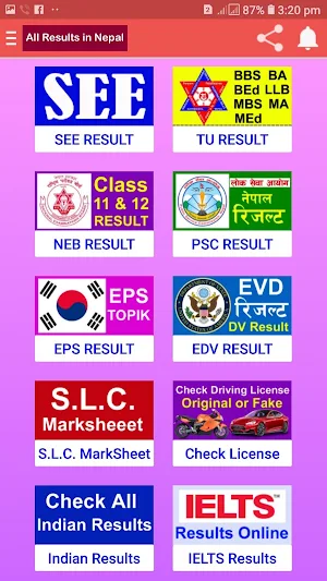 All Results in Nepal Screenshot 1