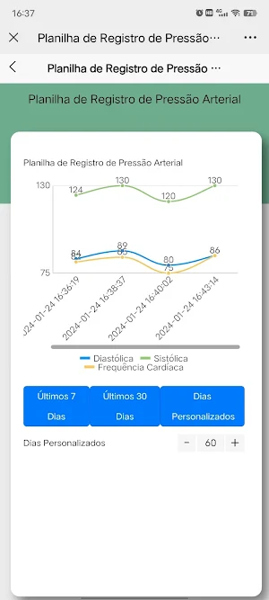 PressurePulse Diary Screenshot 2