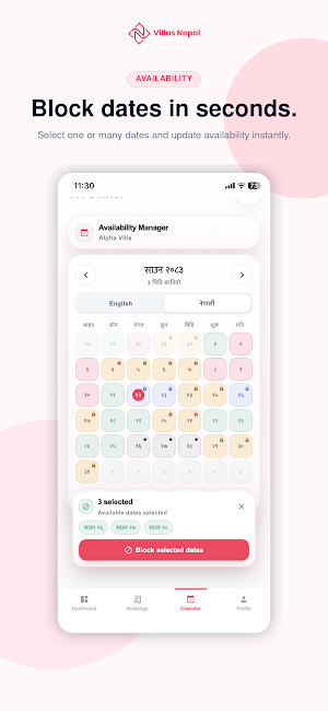 Villas Nepal Host App Screenshot 1