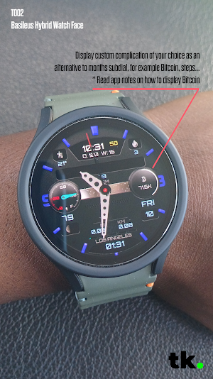 T002 BASILEUS Hybrid WatchFace Screenshot 3