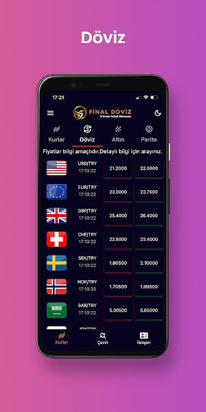 Final Döviz Screenshot 1