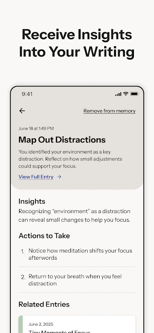 Ponder: AI Journal & Wellness Screenshot 2