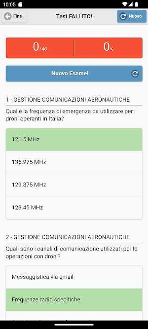 Quiz STS-01 Droni Screenshot 3