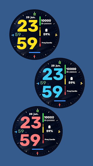 Big Digital 2 Watch Face Screenshot 2