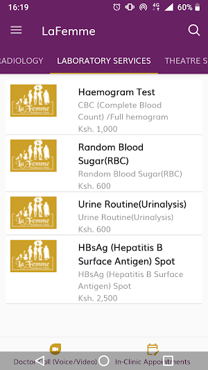 LaFemme Healthcare Clinic Screenshot 3