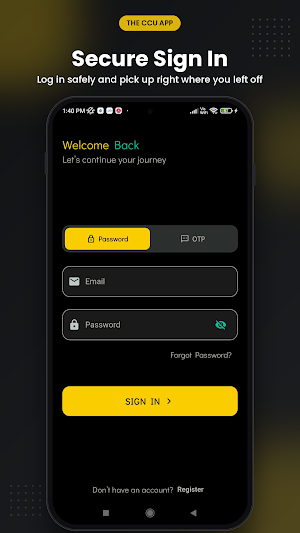 The CCU App Screenshot 1