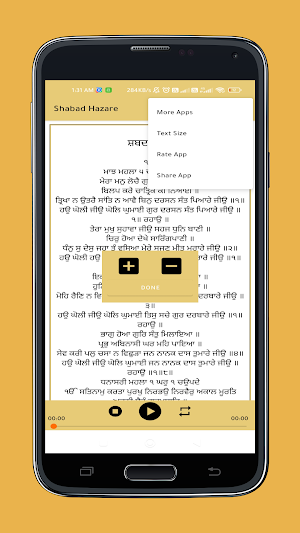 Jaap Sahib: Audio with Text Screenshot 3