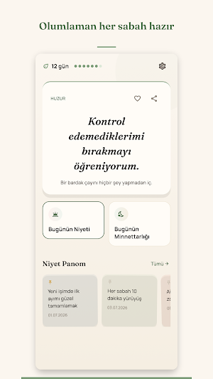 Olumlama Günlüğü: Manifest Screenshot 1