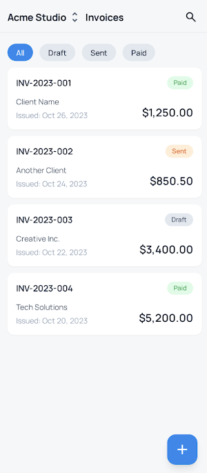Invoice Maker - Smart Invoice Screenshot 0