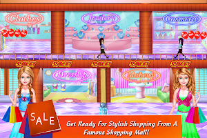 Cute Girls Makeup & Shopping Wardrobe Outfits Screenshot 2