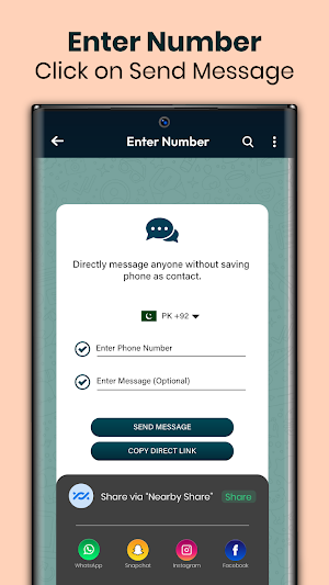 Direct Chat & Messaging App Screenshot 1