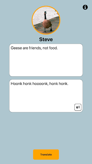 Goose Translator Screenshot 2