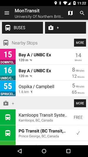 Prince George Transit System Bus - MonTransit Screenshot 0