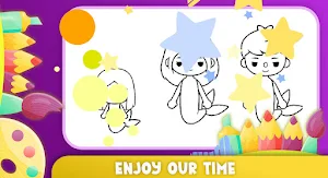Toca boca mermaid coloring Screenshot 0