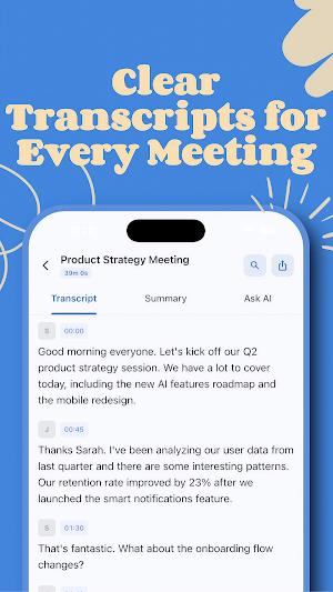 Sonna - AI Meeting Note Taker Screenshot 2