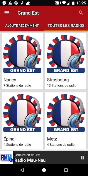 Stations Radio de Grand Est -  Screenshot 3