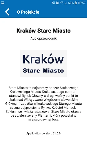 Audioprzewodnik Kraków Stare Miasto Screenshot 2