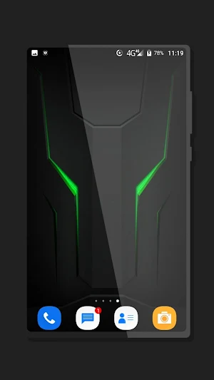 Greenyblack - Black & Green Wa Screenshot 2