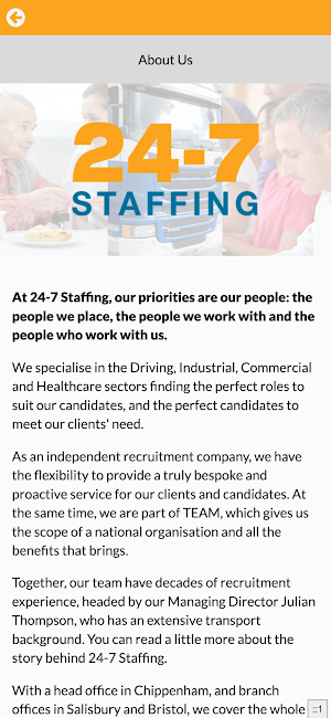 24-7 Staffing Screenshot 1