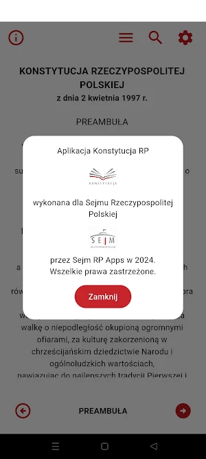Konstytucja RP Screenshot 1