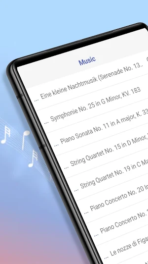 Wolfgang Amadeus Mozart Music Screenshot 0