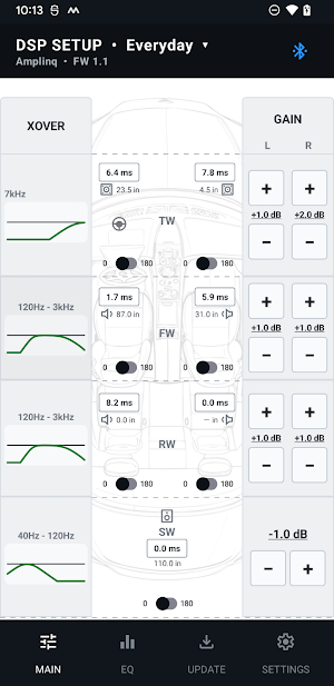 Amplinq amp interface with DSP Screenshot 0