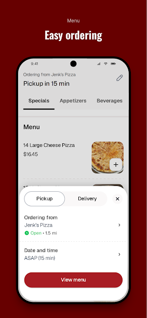 Jenks Pizza Screenshot 2
