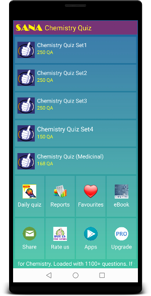 Chemistry Quiz! Screenshot 0