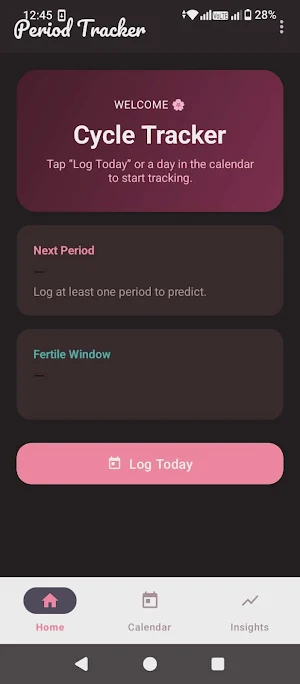Period Tracker Screenshot 0