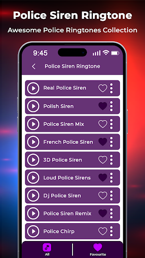 Police Siren Ringtones Screenshot 2