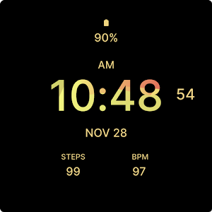 Pure Sunset Watch Face Screenshot 3