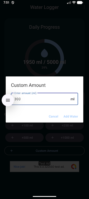 Hydrationly - Water Logger Screenshot 1