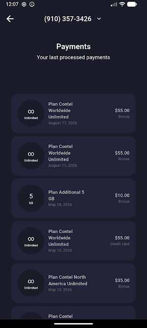 Contel Mobile Screenshot 3