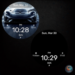 Chronos Strip - watch face Screenshot 2