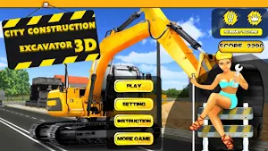 City Construction Backoe 3D Screenshot 0