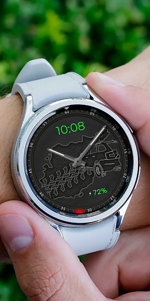 Hybrid Tex 01 Watch face Screenshot 2