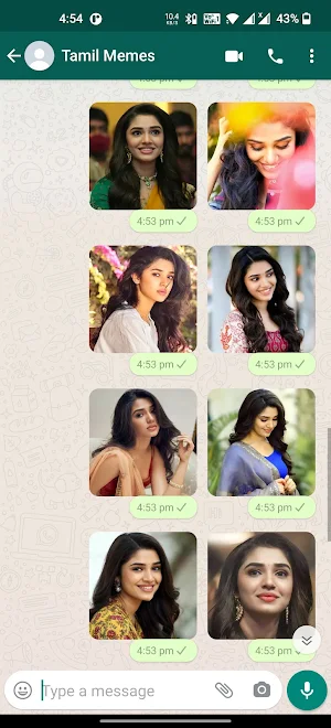 KrithiShetty Stickers | WAStic Screenshot 0