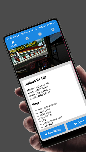 Mod BUSSID : Bus Jetbus 2+ HD Livery Sempati Star Screenshot 1
